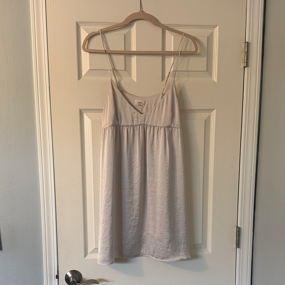 Wilfred Lover Satin Babydoll Minidress